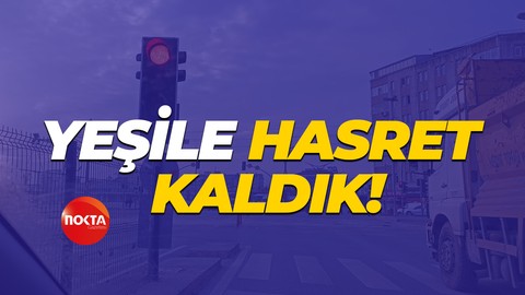 İzmit’teki bu trafik lambası sürücüleri sabah sabah çıldırttı! Yakalayana aşk olsun