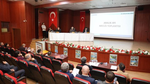 Çayırova'da yılın son meclisi yapıldı: 5 madde karara bağlandı