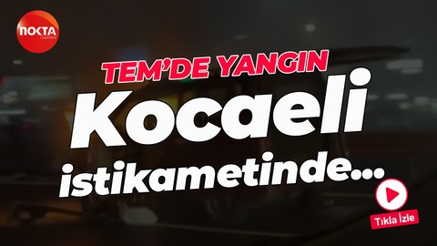Kocaeli istikametinde seyir halindeydi: Aniden alev aldı!