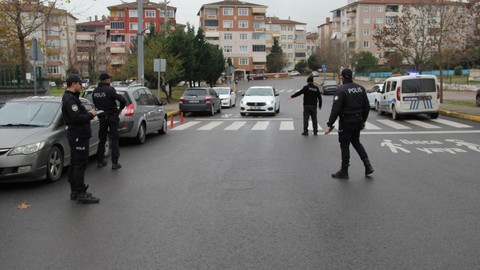 Emniyet ekiplerinden sıkı denetim