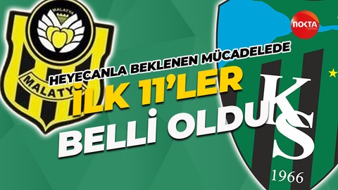 İşte Kocaelispor'un ilk 11'i