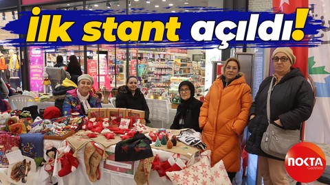 İzmit Belediyesi Yılbaşı İyilik Pazarı'nın ilk standını açtı!