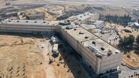 Esad rejiminin işkence merkezi Sednaya Hapishanesi havadan görüntülendi