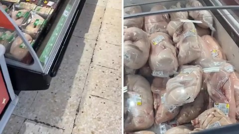 Et reyonunda dolapta satılanı görenler hayrete düşüyor!