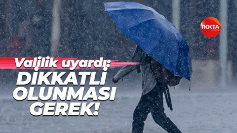 Valilik uyardı: Marmara'da kuvvetli yağış etkili olacak