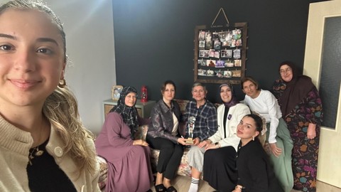 Vali İlhami Aktaş'ın Eşi Songül Aktaş, Asime Asya Koşal'ı ziyaret etti
