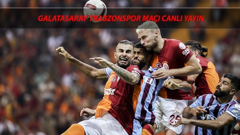 16 Aralık Süper Lig Galatasaray Trabzonspor Maçı Canlı Yayın Hangi Kanaldan İzlenir?