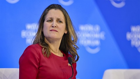 Kanada Maliye Bakanı ve Başbakan Yardımcısı Chrystia Freeland istifa etti