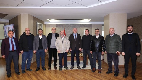 Tahir Büyükakın'a STK'dan ziyaret! Birlik mesajları verildi