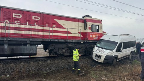Kırklareli'nde tren kazası!