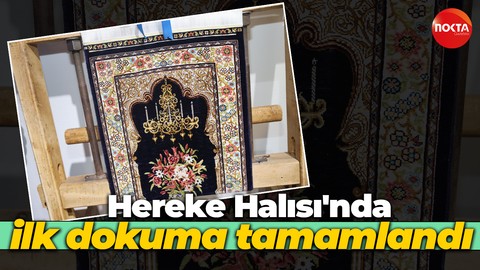Hereke Halısı'nda ilk üretim tamamlandı!
