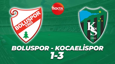 Boluspor – Kocaelispor: 1-3 (MAÇ SONUCU)
