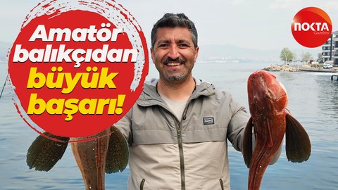 Amatör balıkçıdan Kocaeli'de büyük başarı