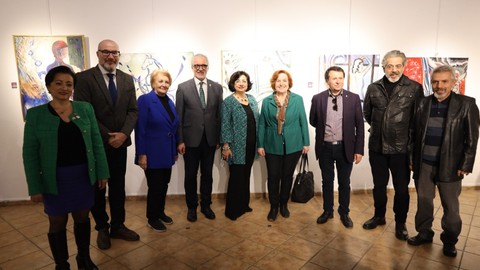 Three Artists sergisi sanatseverlerle buluştu