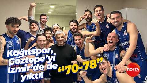 Kağıtspor, Göztepe’yi İzmir’de de yıktı! “70-78”