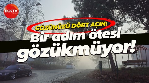 Kocaeli bugün sisli bir güne uyandı! Trafik aksadı