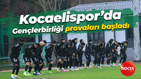 Kocaelispor’da Gençlerbirliği provaları başladı