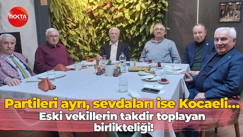 Partileri ayrı, sevdaları ise Kocaeli… Eski vekillerin takdir toplayan birlikteliği!