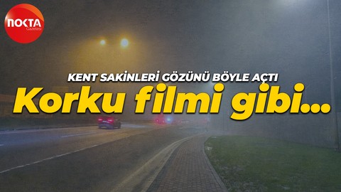 Kocaeli'de yoğun sis, görüş mesafesini 100 metreye kadar düşürdü