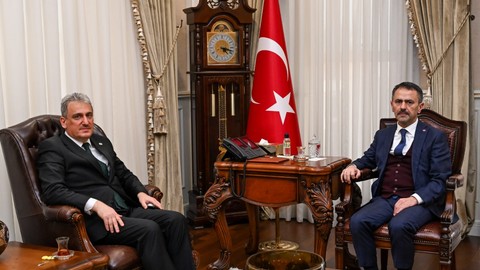 Metin Topçu’dan Vali Aktaş’a Ziyaret