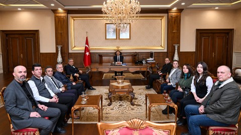 Osmanlı Yükseliş Derneği ve Cihanda Turan Federasyonu Başkanı Günaydın’dan İlhami Aktaş'a ziyaret
