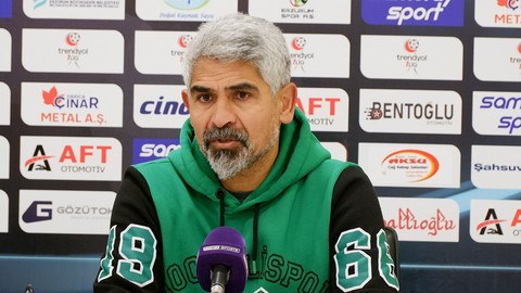 Kocaelispor Teknik Direktörü İsmet Taşdemir: "Puan farkımızı koruyoruz"