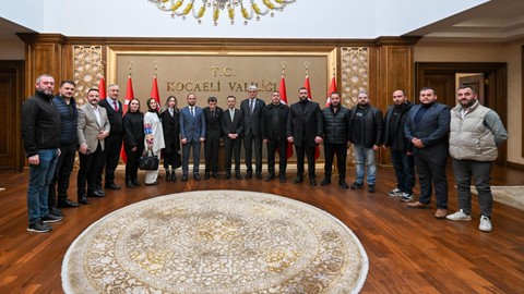 Şehit ve Gazi Aileleri Yardımlaşma Dayanışma Derneği, İlhami Aktaş'ı ziyaret etti