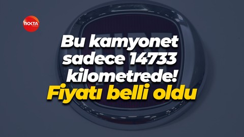 Gebze’de neredeyse yeni ayarında Fiat kamyonet satılacak! Fiyatı belli oldu