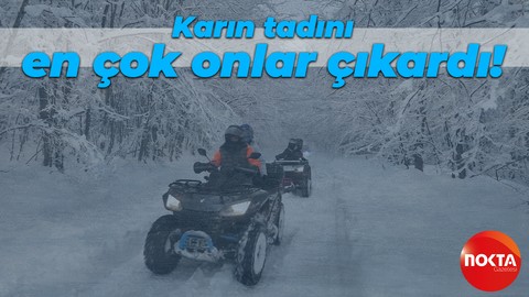 Kocaeli beyaza büründü, vatandaşlar akın akın Kartepe'ye gitti!