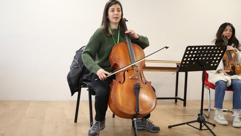 Gülümseyen Çocuklar Müzik Etkinlikleri bu hafta Akpınarlı miniklerle buluştu