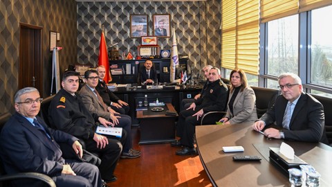 İlhami Aktaş, İl Afet ve Acil Durum Müdürlüğünü ziyaret etti
