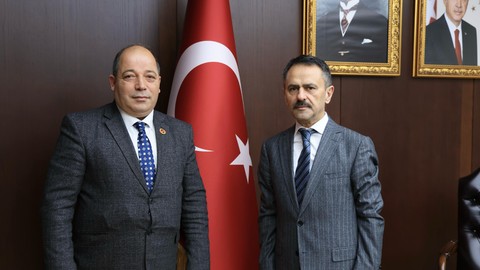İlhami Aktaş Gebze Kargalı Mahalle Muhtarı Turgut Zafer’i makamında ağırladı
