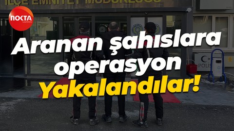 Kocaeli'de aranan şahıslara operasyon: Yakalandılar!