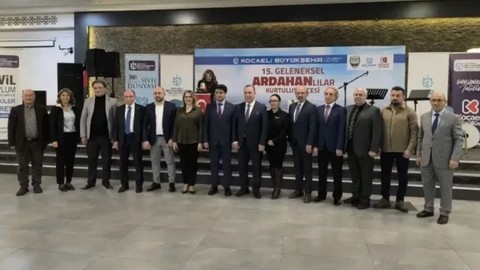 Ardahanlılar olumsuz hava şartlarına rağmen bir araya geldi