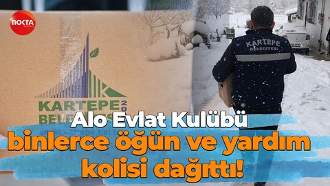 Alo Evlat Kulübü, binlerce öğün ve yardım kolisi dağıttı!