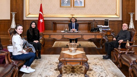 Ali Cemil Akın, Kocaeli Valisi İlhami Aktaş'ı ziyaret etti