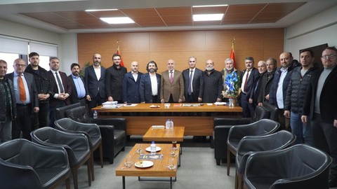 Saadet Partisi Gebze Teşkilatı, Recep Sarıdoğan'a ziyarette bulundu!