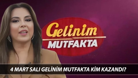 4 MART GELİNİM MUTFAKTA PUAN DURUMU ÖĞREN || Gelinim Mutfakta'da Bugün Çeyrek Altını Kim Aldı?