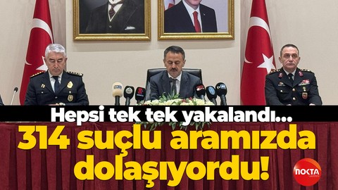 314 suçlu aramızda dolaşıyordu! Şubat ayında yakalandılar