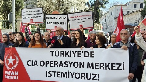 Vatan Partisi'nden Bartholomeos eylemi; ‘Bartholomeos Lozan Antlaşmasını çiğniyor’