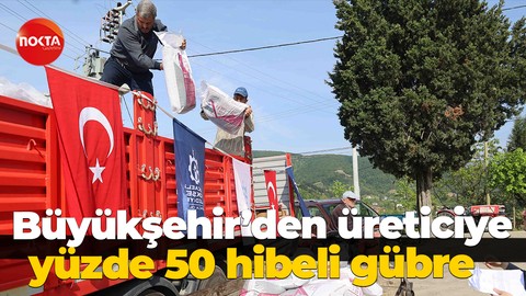 Büyükşehir’den üreticiye yüzde 50 hibeli gübre