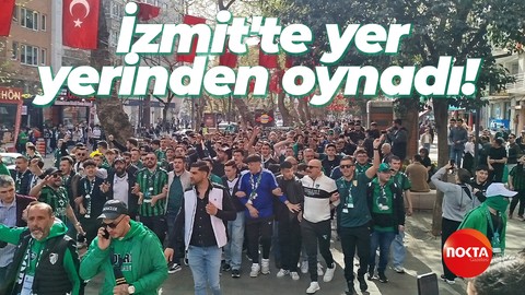 İzmit'te yer yerinden oynadı!