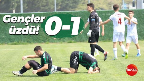 Gençler üzdü! “0-1”