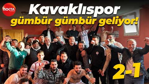 Kavaklıspor gümbür gümbür geliyor! “2-1”