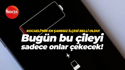 SEDAŞ’ın açıkladığı listeye göre bugün Kandıralılar mağdur olacak!
