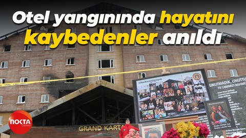 Otel yangınında hayatını kaybedenler gözyaşlarıyla anıldı