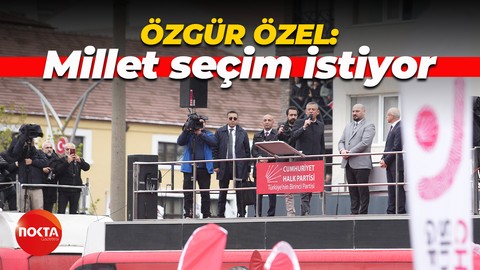 Özgür Özel, 'Millet İradesine Sahip Çıkıyor' mitinglerini Samsun'dan başlattı: Millet seçim istiyor