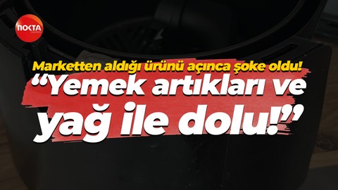 Kocaeli'de bir vatandaş marketten aldığı ürünü açınca şoke oldu! "Yemek artıkları ve yağ ile dolu!"