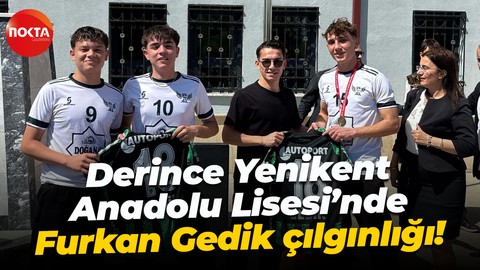 Derince Yenikent Anadolu Lisesi’nde Furkan Gedik çılgınlığı!