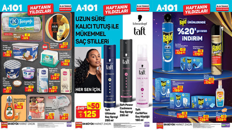 A101 Haftanın Yıldızları 18-24 Temmuz Kataloğu 2025: A101'den Bu Hafta Ne Alınır?